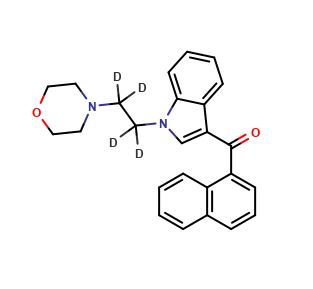 1-[2-(4-Morpholinyl)ethyl-d4]-3-(1-naphthoyl)indoleJWH 200-d4