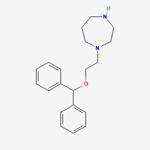 1-[2-(Benzhydryloxy)ethyl]-1,4-diazepane
