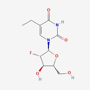 1-(2’-Deoxy-2’-fluoro-beta-d-arabinofuranosyl)-5-ethyluracil