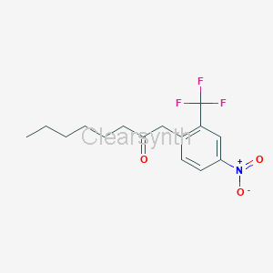 1-(2-(Trifluoromethyl)-4-nitrophenyl)octan-2-one
