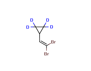 1-(2,2-Dibromoethenyl)-2,2,3,3-d4-cyclopropane