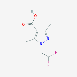 1-(2,2-Difluoroethyl)-3,5-dimethyl-1H-pyrazole-4-carboxylic acid