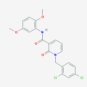 1-(2,4-dichlorobenzyl)-N-(2,5-dimethoxyphenyl)-2-oxo-1,2-dihydro-3-pyridinecarboxamide