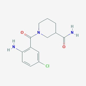 1-(2-Amino-5-chlorobenzoyl)piperidine-3-carboxamide