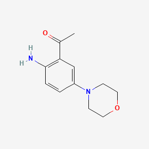 1-(2-Amino-5-morpholinophenyl)-1-ethanone