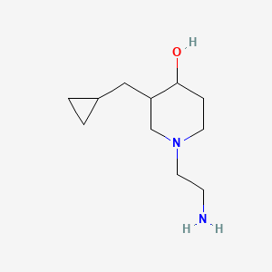 1-(2-Aminoethyl)-3-(cyclopropylmethyl)piperidin-4-ol