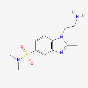 1-(2-Aminoethyl)-N,N,2-trimethyl-1H-benzimidazole-5-sulfonamide