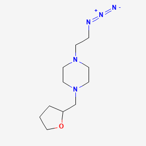 1-(2-Azidoethyl)-4-((tetrahydrofuran-2-yl)methyl)piperazine