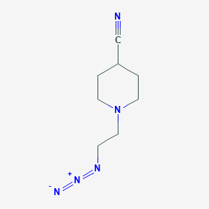 1-(2-Azidoethyl)piperidine-4-carbonitrile