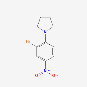 1-(2-Bromo-4-nitrophenyl)pyrrolidine