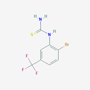 1-[2-Bromo-5-(trifluoromethyl)phenyl]-2-thiourea