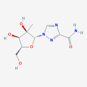 1-(2-C-Methyl-β-D-ribofuranosyl)-1H-1,2,4-triazole-3-carboxamide