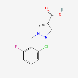 1-(2-Chloro-6-fluorobenzyl)-1H-pyrazole-4-carboxylic acid