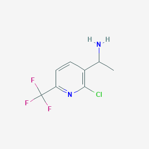 1-(2-Chloro-6-trifluoromethyl-pyridin-3-YL)-ethylamine