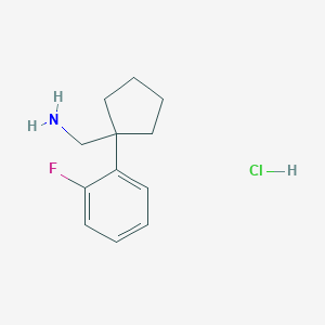 1-(2-Fluorophenyl)cyclopentylmethylamine HCl