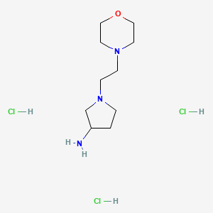 1-(2-Morpholinoethyl)pyrrolidin-3-amine trihydrochloride