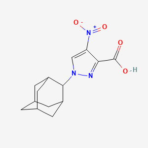 1-(2-adamantyl)-4-nitro-1H-pyrazole-3-carboxylic acid