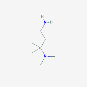 1-(2-aminoethyl)-N,N-dimethylcyclopropan-1-amine