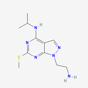 1-(2-aminoethyl)-N-isopropyl-6-(methylthio)-1H-pyrazolo[3,4-d]pyrimidin-4-amine