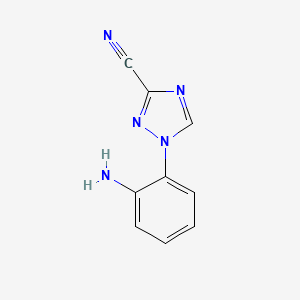 1-(2-aminophenyl)-1H-1,2,4-triazole-3-carbonitrile
