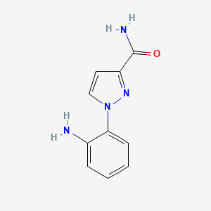 1-(2-aminophenyl)-1H-pyrazole-3-carboxamide