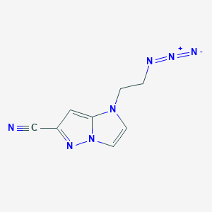 1-(2-azidoethyl)-1H-imidazo[1,2-b]pyrazole-6-carbonitrile