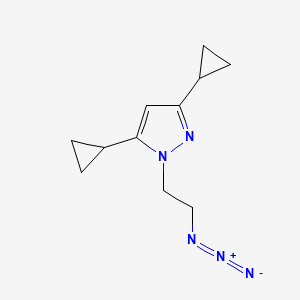 1-(2-azidoethyl)-3,5-dicyclopropyl-1H-pyrazole