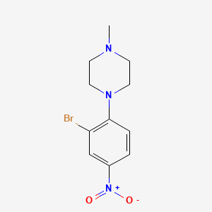 1-(2-bromo-4-nitrophenyl)-4-methylpiperazine