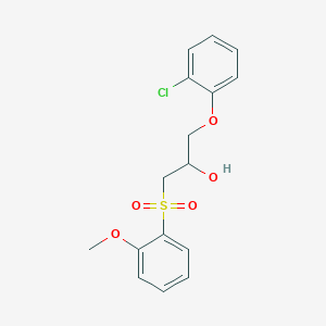 1-(2-chlorophenoxy)-3-[(2-methoxyphenyl)sulfonyl]-2-propanol