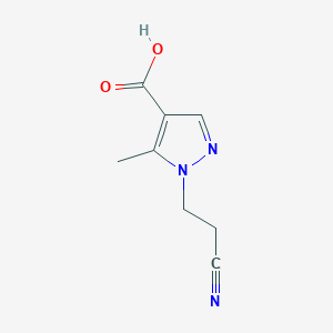 1-(2-cyanoethyl)-5-methyl-1H-pyrazole-4-carboxylic acid