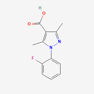 1-(2-fluorophenyl)-3,5-dimethyl-1H-pyrazole-4-carboxylic acid