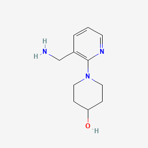 1-[3-(Aminomethyl)-2-pyridinyl]-4-piperidinol