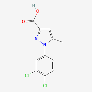 1-(3,4-dichlorophenyl)-5-methyl-1H-pyrazole-3-carboxylic acid