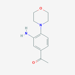 1-(3-Amino-4-morpholinophenyl)-1-ethanone