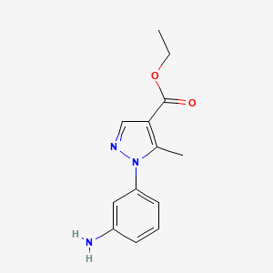 1-(3-Aminophenyl)-5-methyl-1H-pyrazole-4-carboxylic Acid Ethyl Ester