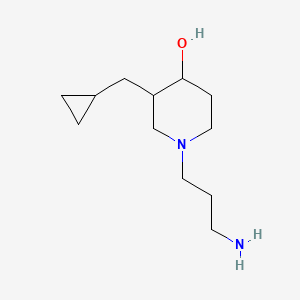 1-(3-Aminopropyl)-3-(cyclopropylmethyl)piperidin-4-ol