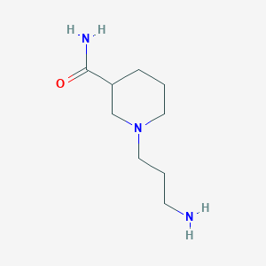 1-(3-Aminopropyl)piperidine-3-carboxamide