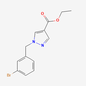 1-(3-Bromo-benzyl)-1H-pyrazole-4-carboxylic acid ethyl ester