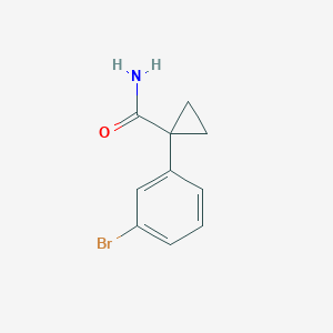 1-(3-Bromophenyl)cyclopropane-1-carboxamide