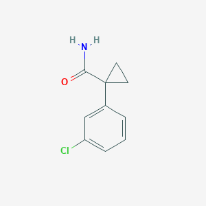 1-(3-Chlorophenyl)cyclopropane-1-carboxamide