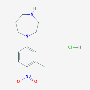 1-(3-Methyl-4-nitrophenyl)homopiperazine hydrochloride