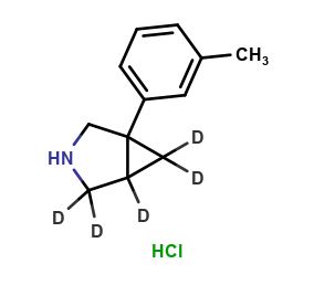 1-(3-Methylphenyl)-3-azabicyclo[3.1.0]hexane Hydrochloride-d5