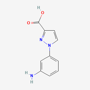 1-(3-aminophenyl)-1H-pyrazole-3-carboxylic acid