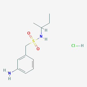 1-(3-aminophenyl)-N-(butan-2-yl)methanesulfonamide hydrochloride