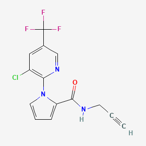 1-[3-chloro-5-(trifluoromethyl)-2-pyridinyl]-N-(2-propynyl)-1H-pyrrole-2-carboxamide