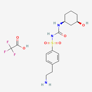 1-[4-(2-Aminoethylphenyl)sulfonyl]-3-(cis-3-hydroxycyclohexyl)urea Trifluoroacetic Acid Salt