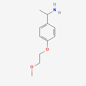 1-[4-(2-Methoxy-ethoxy)-phenyl]-ethylamine