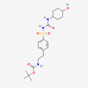 1-[4-(2-N-Boc-2-aminoethylphenyl)sulfonyl]-3-(trans-4-hydroxycyclohexyl)urea