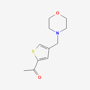 1-[4-(Morpholin-4-ylmethyl)-2-thienyl]ethanone