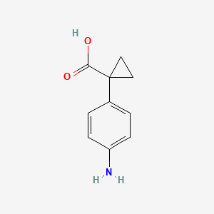 1-(4-Aminophenyl)cyclopropanecarboxylic acid